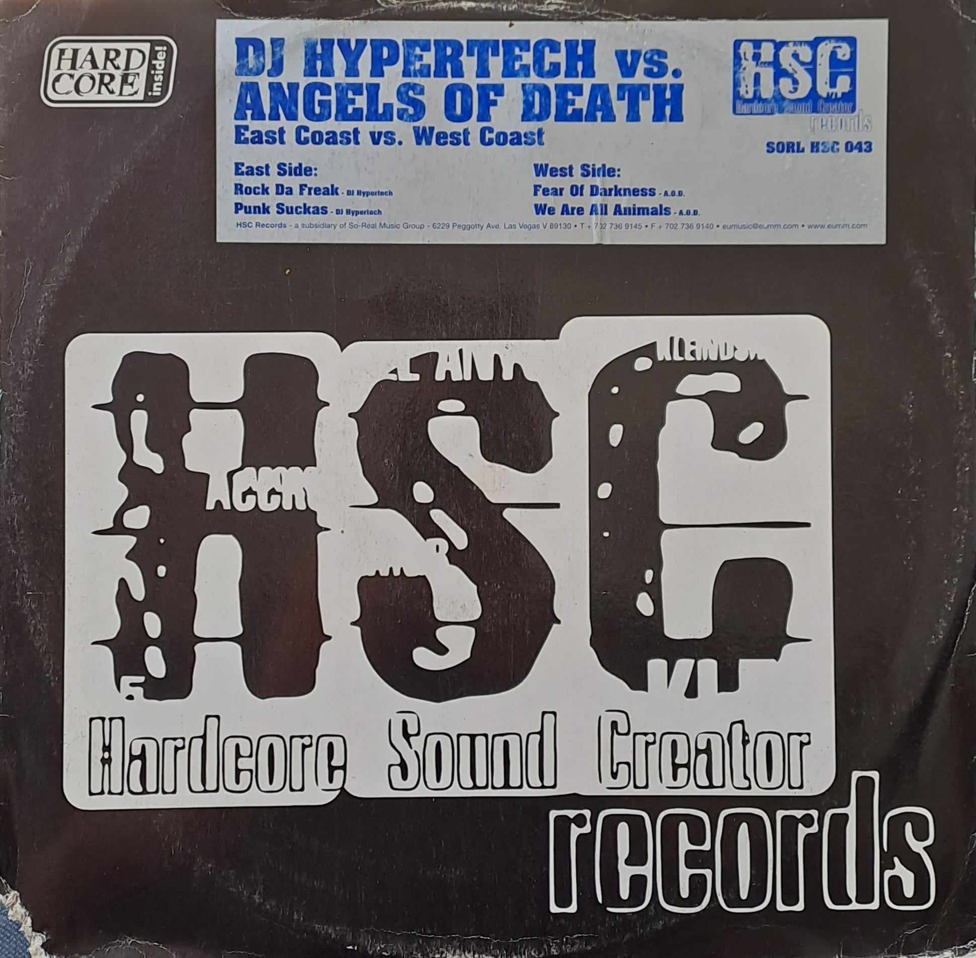 HSC Records 043 - vinyle gabber